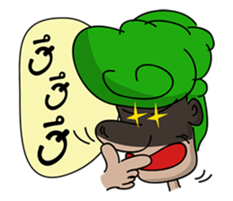 Green Head sticker #7191788