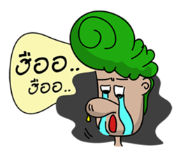 Green Head sticker #7191810