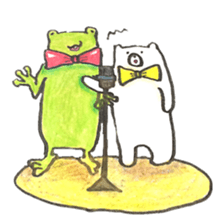 Frog and Bear 2 sticker #7192181