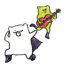 Frog and Bear 2 sticker #7192202