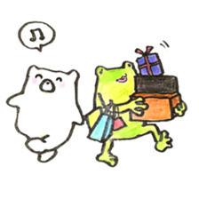 Frog and Bear 2 sticker #7192208
