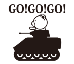 ARMY BEAR. sticker #7192556