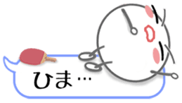 Let's enjoy table tennis!! 2 sticker #7193698
