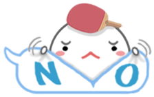 Let's enjoy table tennis!! 2 sticker #7193717