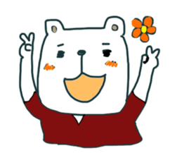 Polar bear's life sticker #7193977