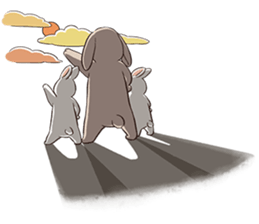 Rabbit with Mask 3 sticker #7194288