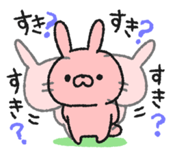 Terrible rabbit sticker #7195010