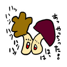 kinoko-tachi 3 sticker #7195791