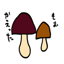 kinoko-tachi 3 sticker #7195798