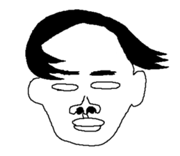 A neighbour Mr.HAGE-O ver.2 sticker #7195936