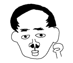 A neighbour Mr.HAGE-O ver.2 sticker #7195971