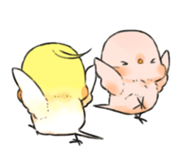 Okame-kun & pink-chan sticker #7196188