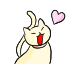 LOVELY PLAYFUL CAT sticker #7196272