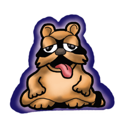 Daily bulging eyes raccoon dog