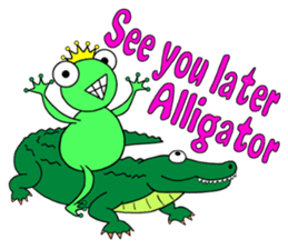 English speaking Froggie 2 sticker #7198017