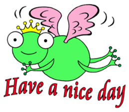 English speaking Froggie 2 sticker #7198018