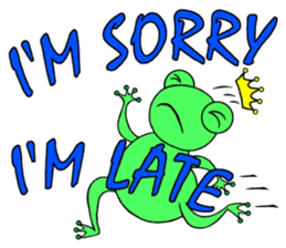 English speaking Froggie 2 sticker #7198020