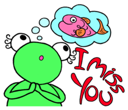 English speaking Froggie 2 sticker #7198022