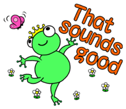 English speaking Froggie 2 sticker #7198024