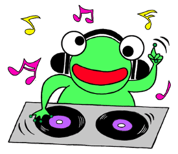 English speaking Froggie 2 sticker #7198025