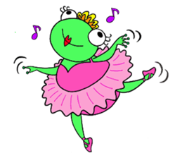 English speaking Froggie 2 sticker #7198026