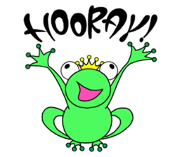 English speaking Froggie 2 sticker #7198030