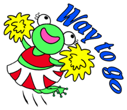 English speaking Froggie 2 sticker #7198031