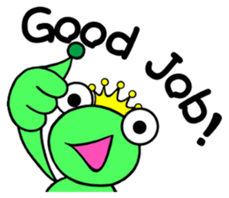 English speaking Froggie 2 sticker #7198032