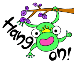 English speaking Froggie 2 sticker #7198033