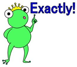 English speaking Froggie 2 sticker #7198037