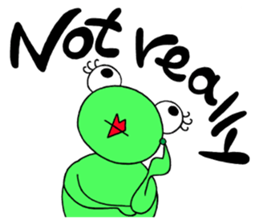 English speaking Froggie 2 sticker #7198041