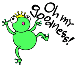 English speaking Froggie 2 sticker #7198045