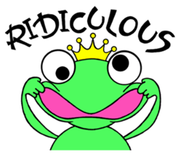 English speaking Froggie 2 sticker #7198046