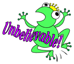 English speaking Froggie 2 sticker #7198047