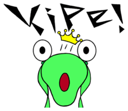 English speaking Froggie 2 sticker #7198048