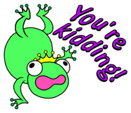 English speaking Froggie 2 sticker #7198050