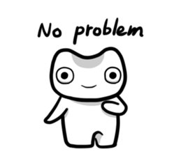 White Alien 2 sticker #7198148