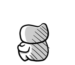 White Alien 2 sticker #7198165