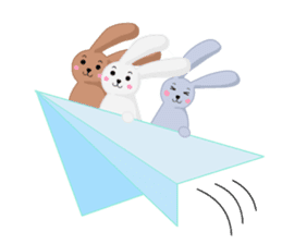 Rabbit brother Yuzu & Ume & Qabosu sticker #7198185