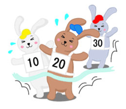 Rabbit brother Yuzu & Ume & Qabosu sticker #7198187