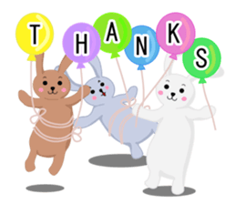 Rabbit brother Yuzu & Ume & Qabosu sticker #7198190