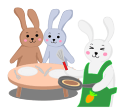 Rabbit brother Yuzu & Ume & Qabosu sticker #7198198