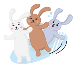 Rabbit brother Yuzu & Ume & Qabosu sticker #7198202