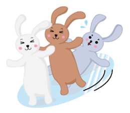 Rabbit brother Yuzu & Ume & Qabosu sticker #7198202