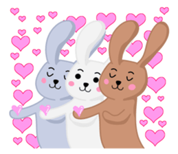 Rabbit brother Yuzu & Ume & Qabosu sticker #7198209