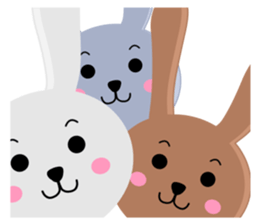 Rabbit brother Yuzu & Ume & Qabosu sticker #7198212