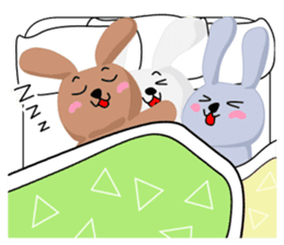 Rabbit brother Yuzu & Ume & Qabosu sticker #7198214