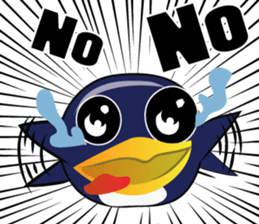 Cartoon The penguin v.001 sticker #7199423
