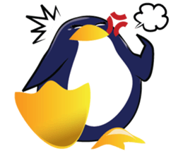 Cartoon The penguin v.001 sticker #7199425