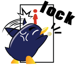 Cartoon The penguin v.001 sticker #7199431